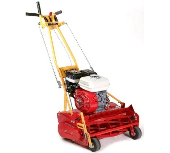25 McLane 7-Blade Reel Mower with Grooved Front Roller and HONDA Engine  (cuts as low as 3/4)